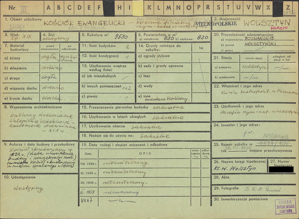 KZ - Karta zielona, skan nr 1