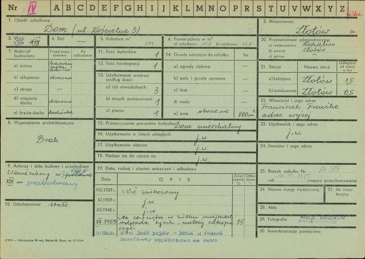 Karta zielona, skan nr 1