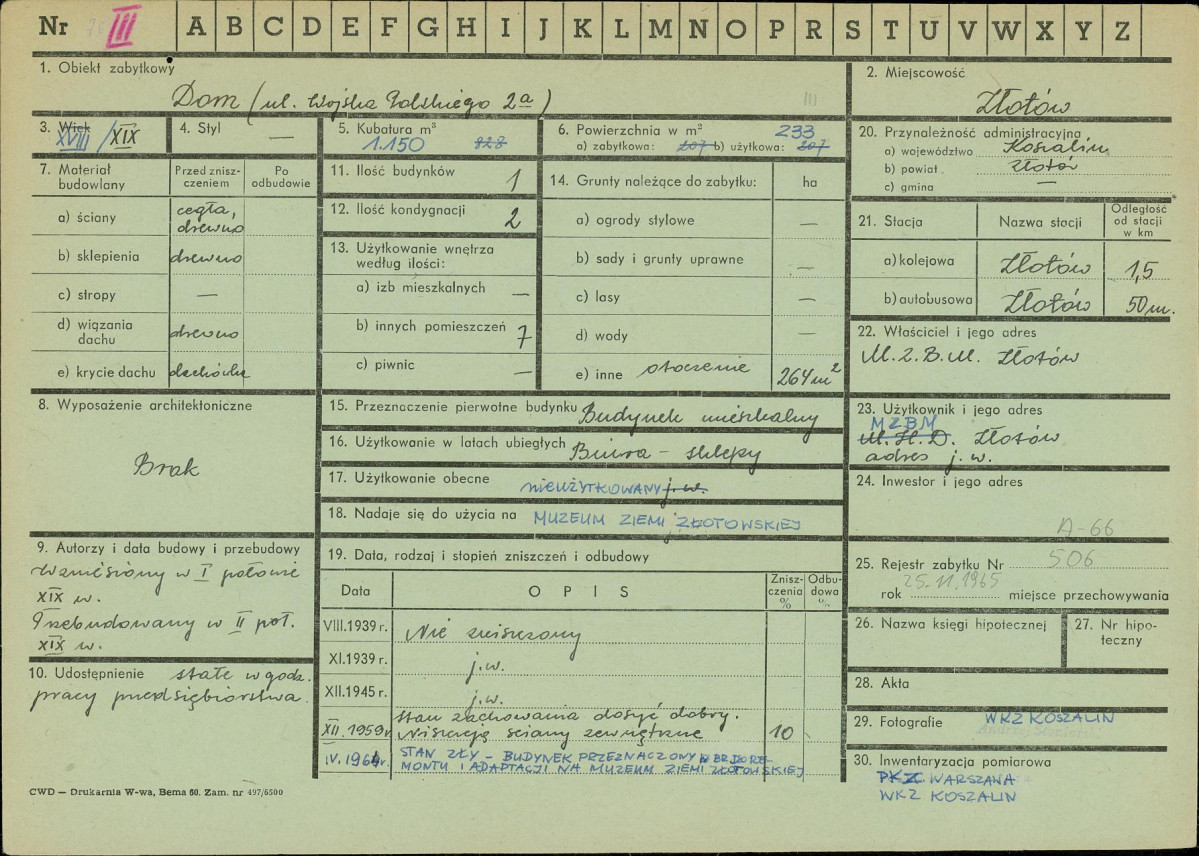 Karta zielona, skan nr 1