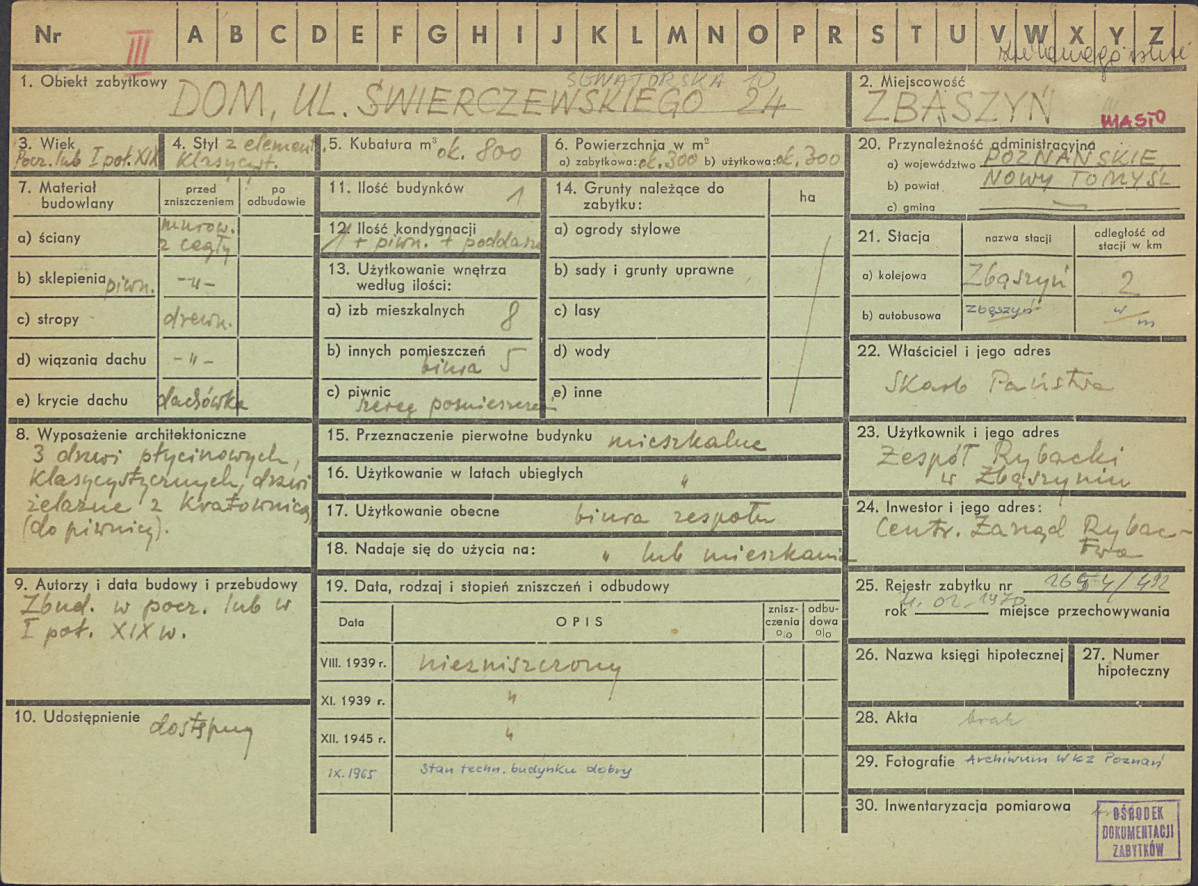 Karta zielona, skan nr 1