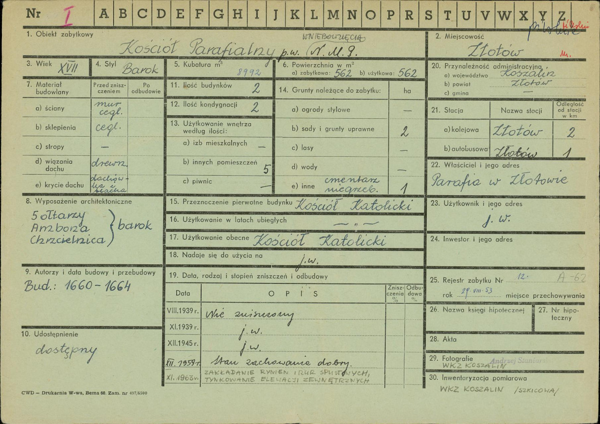 Karta zielona, skan nr 1