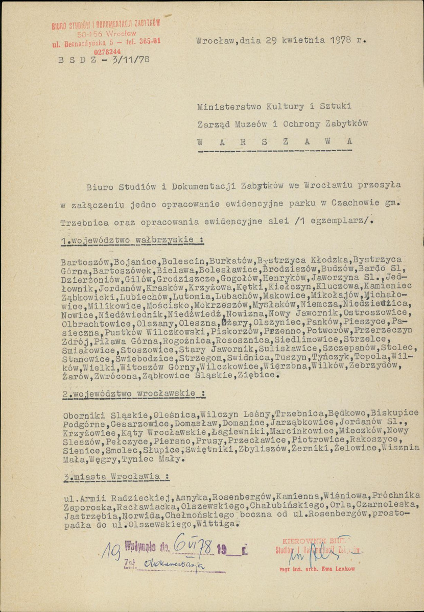 Ewidencja parkowa, skan nr 1