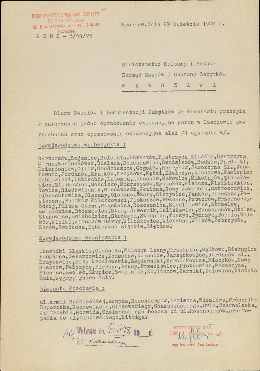 Ewidencja parkowa, skan nr 1