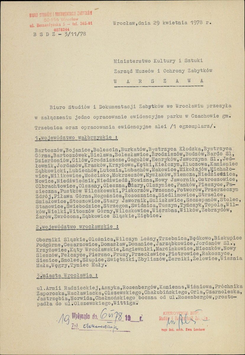 Ewidencja parkowa, skan nr 1