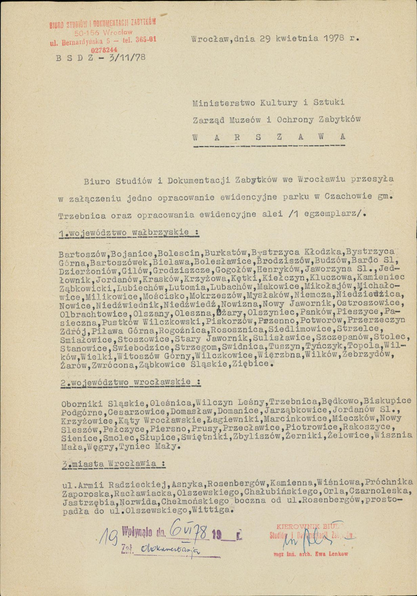 Ewidencja parkowa, skan nr 1