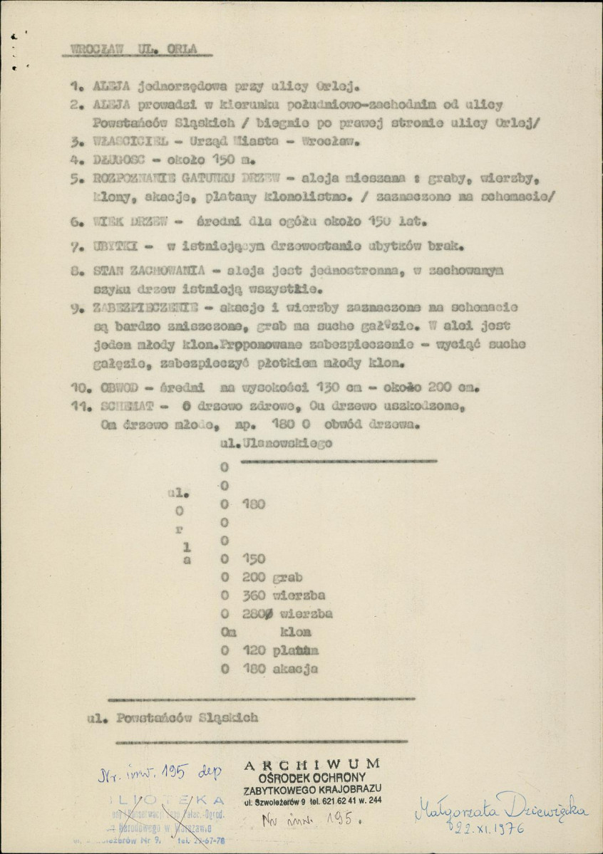 Ewidencja parkowa, skan nr 2