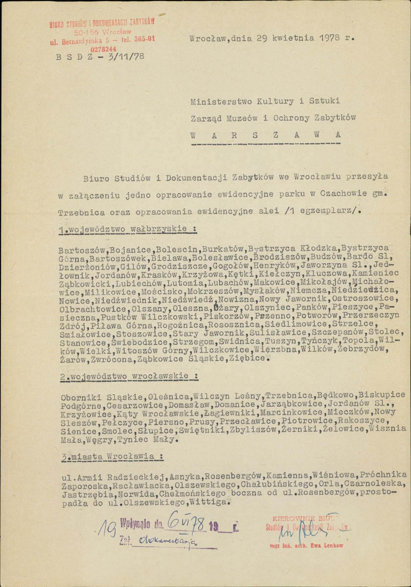 Ewidencja parkowa, skan nr 1