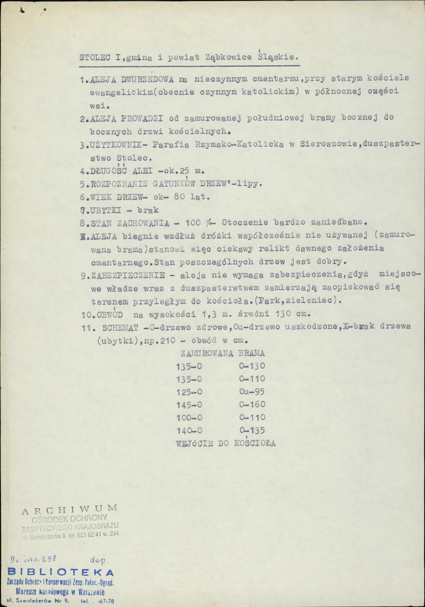 EP - Ewidencja parkowa, skan nr 1