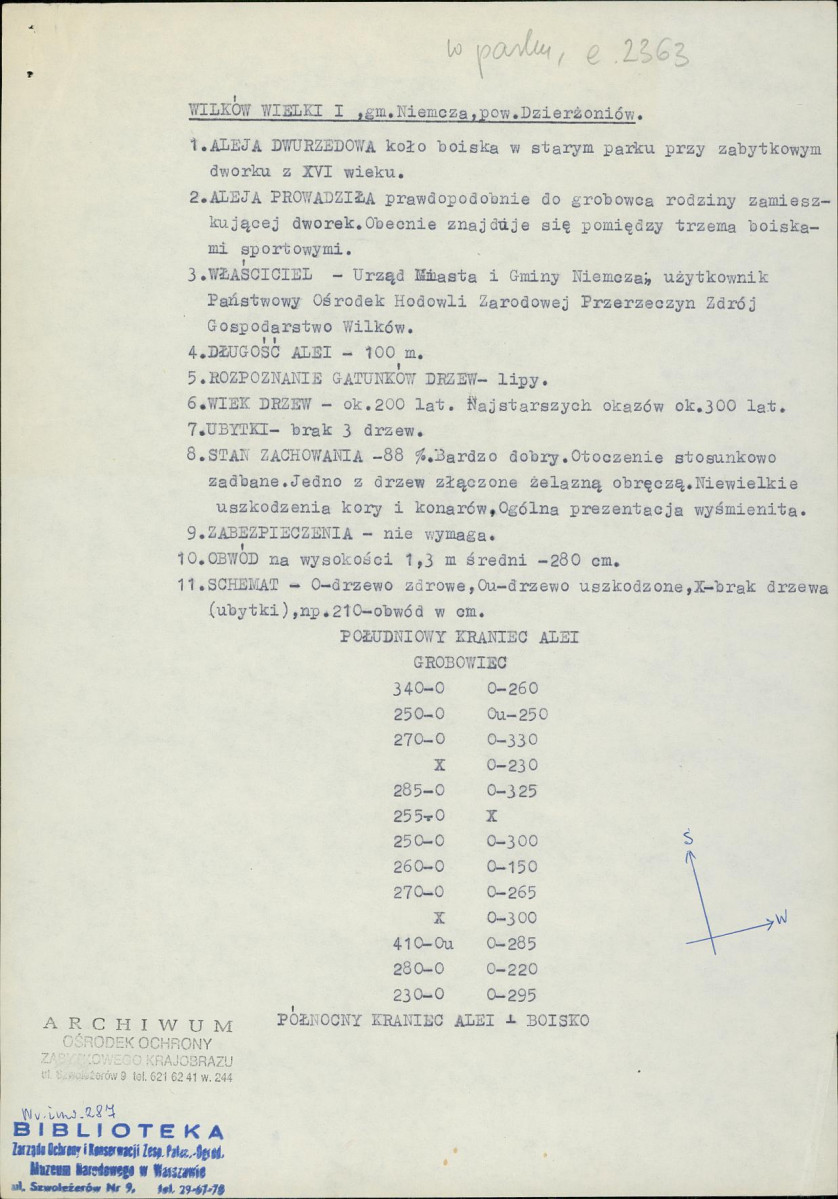 Ewidencja parkowa, skan nr 1