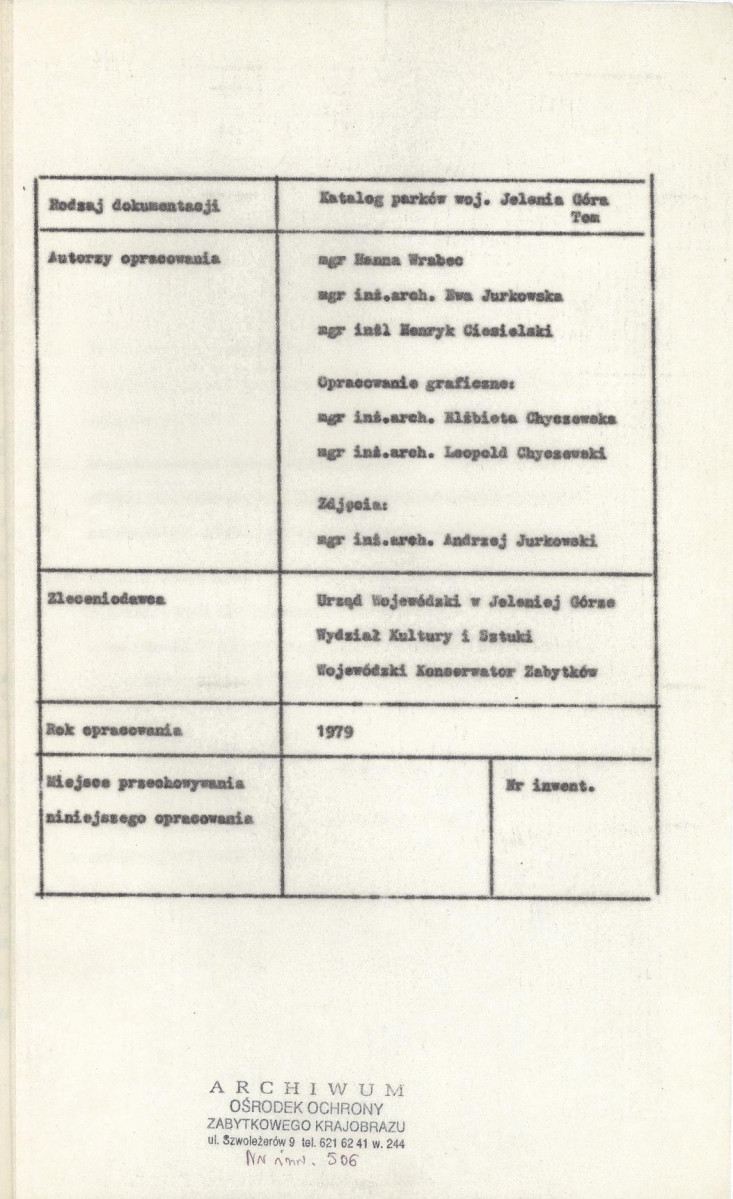 Ewidencja parkowa, skan nr 5