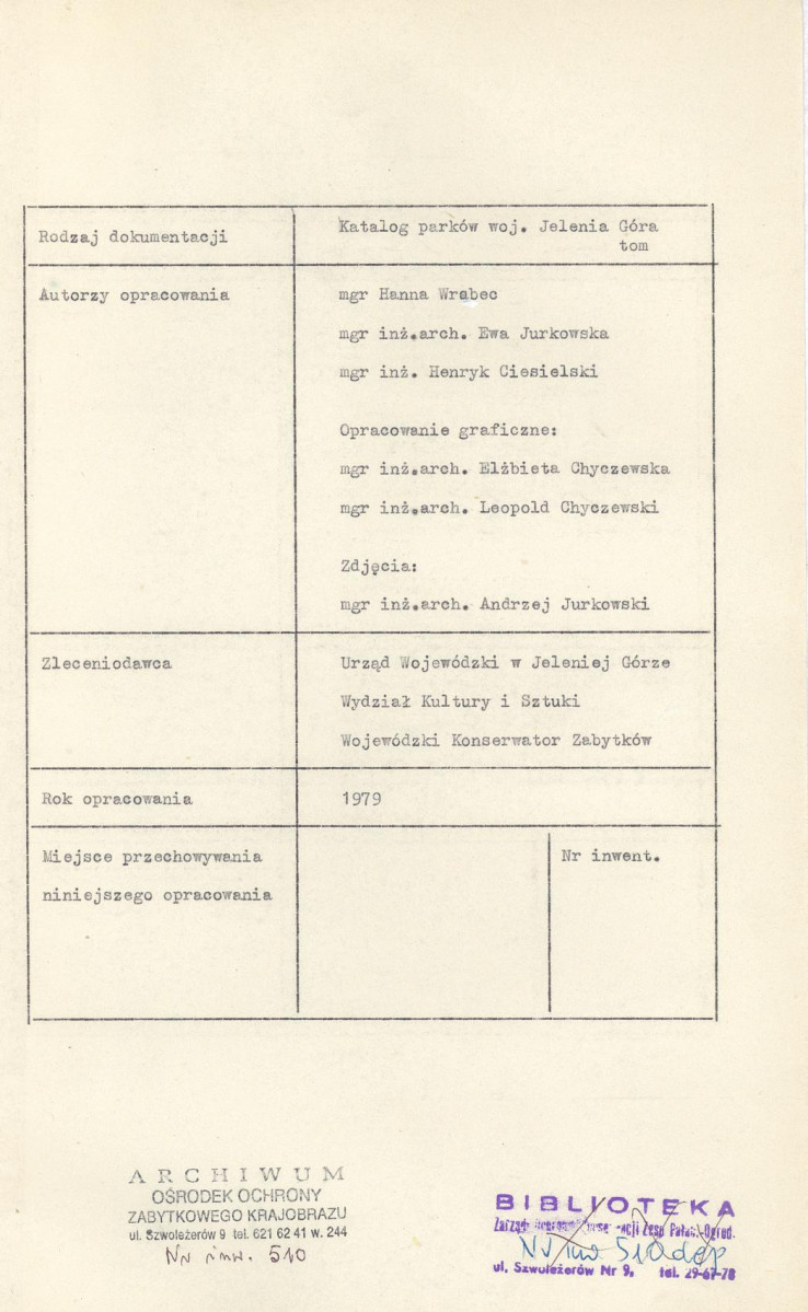 Ewidencja parkowa, skan nr 5