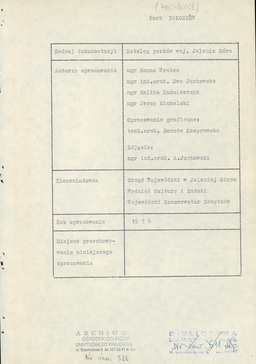 Ewidencja parkowa, skan nr 3