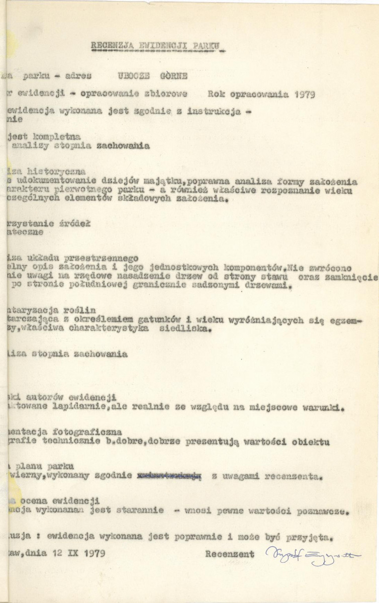 Ewidencja parkowa, skan nr 4