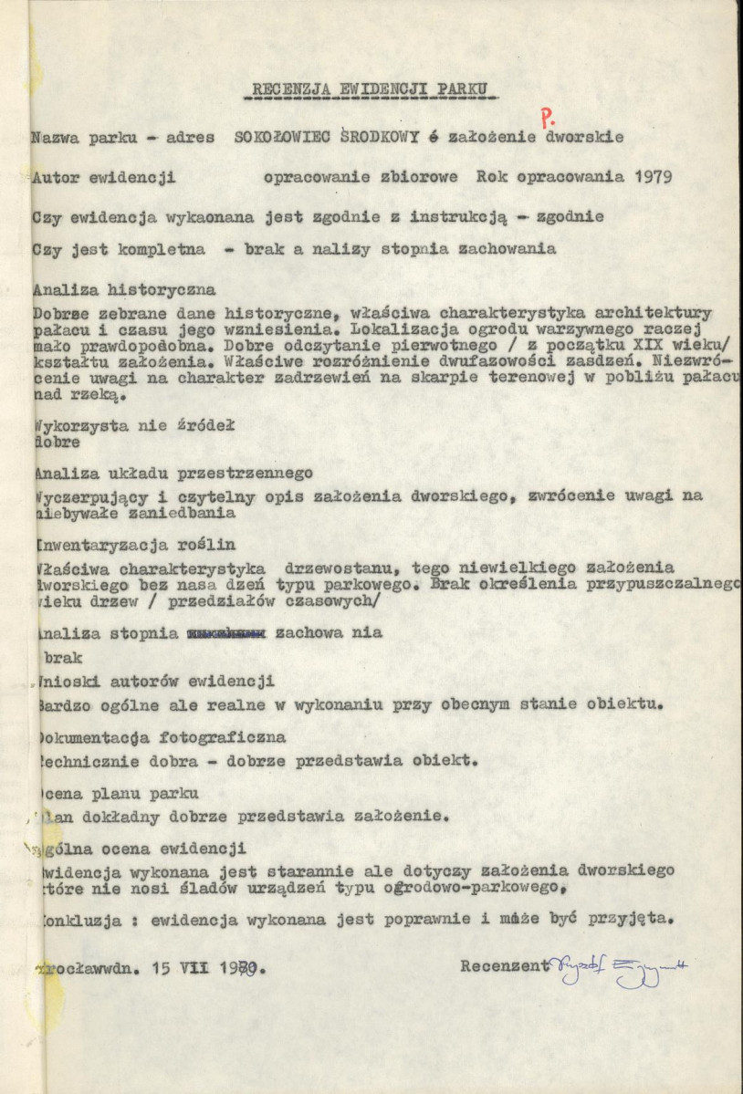 EP - Ewidencja parkowa, skan nr 4