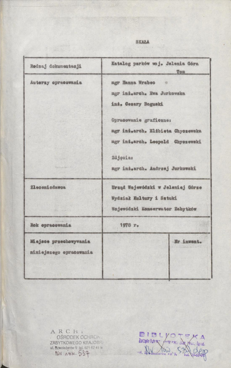 Ewidencja parkowa, skan nr 5