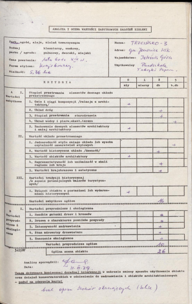 Ewidencja parkowa, skan nr 3