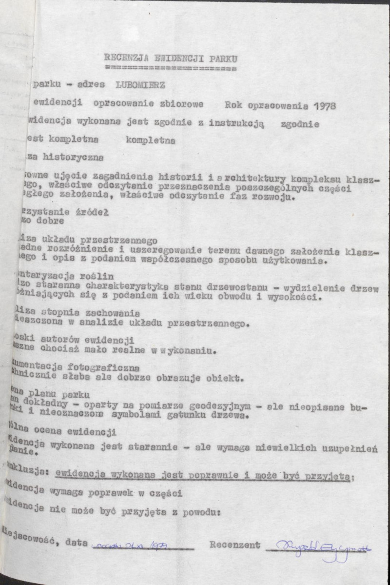 Ewidencja parkowa, skan nr 4