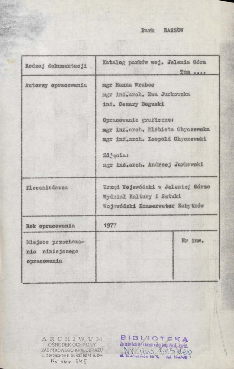 Ewidencja parkowa, skan nr 5