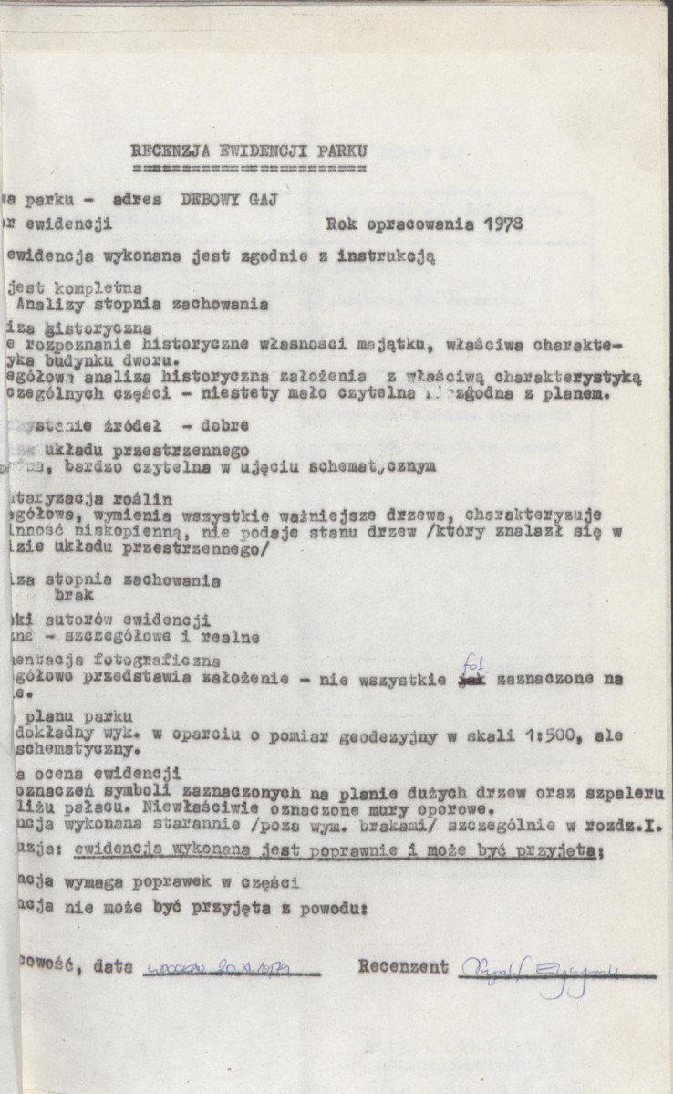 Ewidencja parkowa, skan nr 4