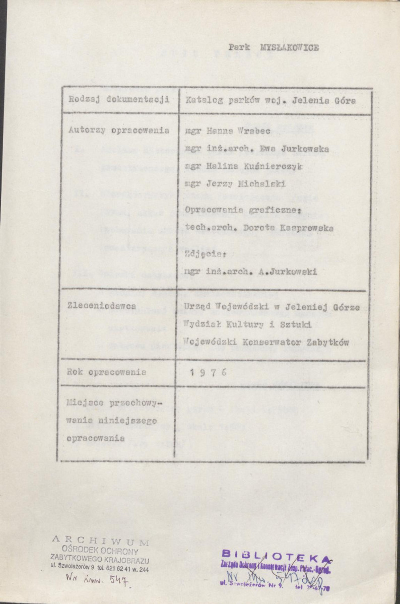 Ewidencja parkowa, skan nr 3