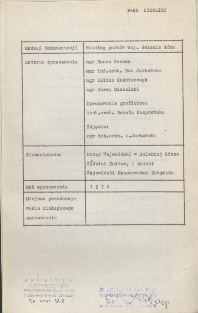 Ewidencja parkowa, skan nr 5
