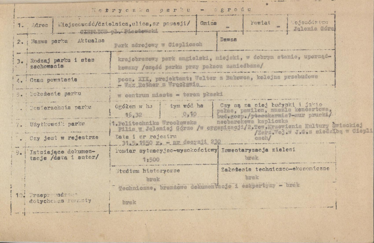 Ewidencja parkowa, skan nr 7