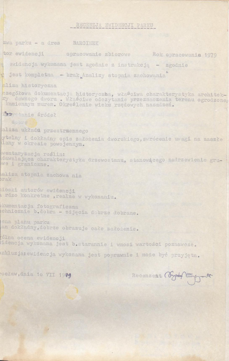 Ewidencja parkowa, skan nr 4