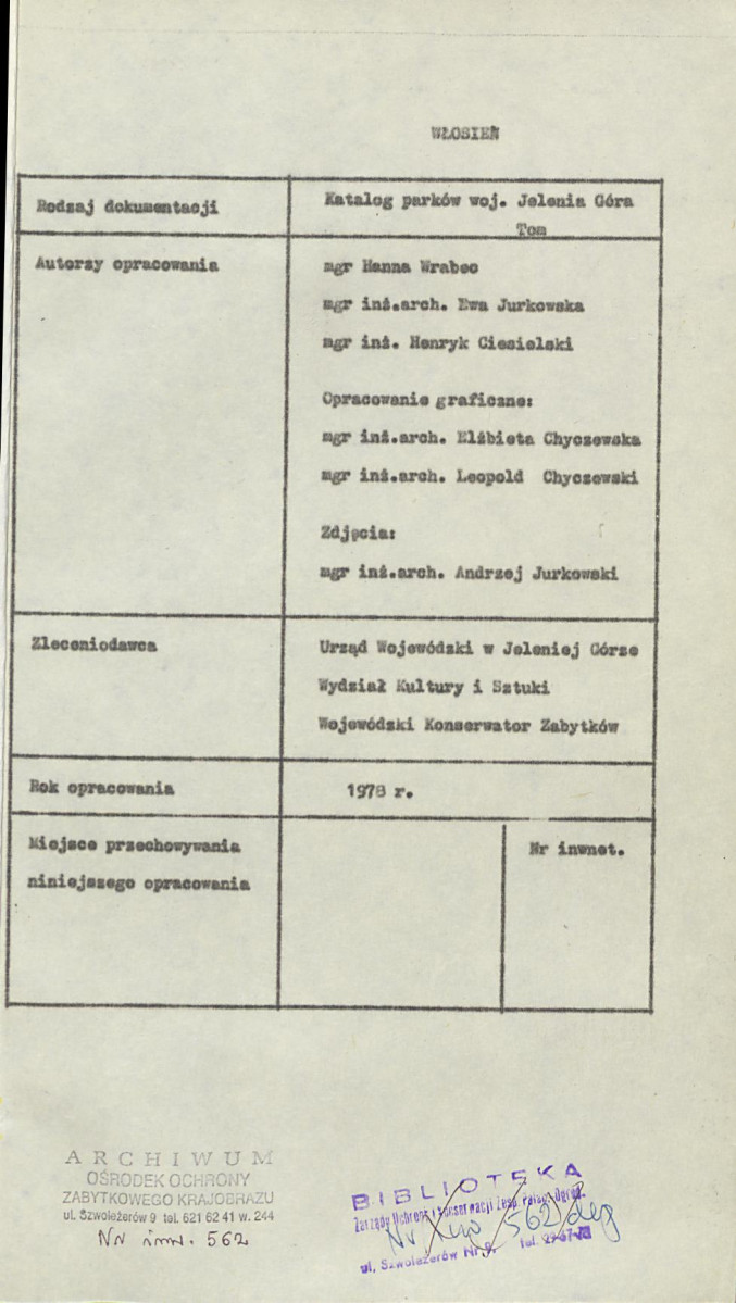 Ewidencja parkowa, skan nr 5