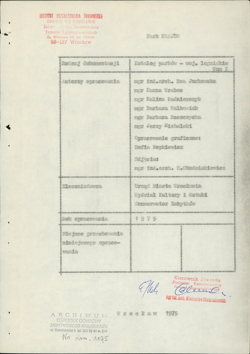 Ewidencja parkowa, skan nr 3