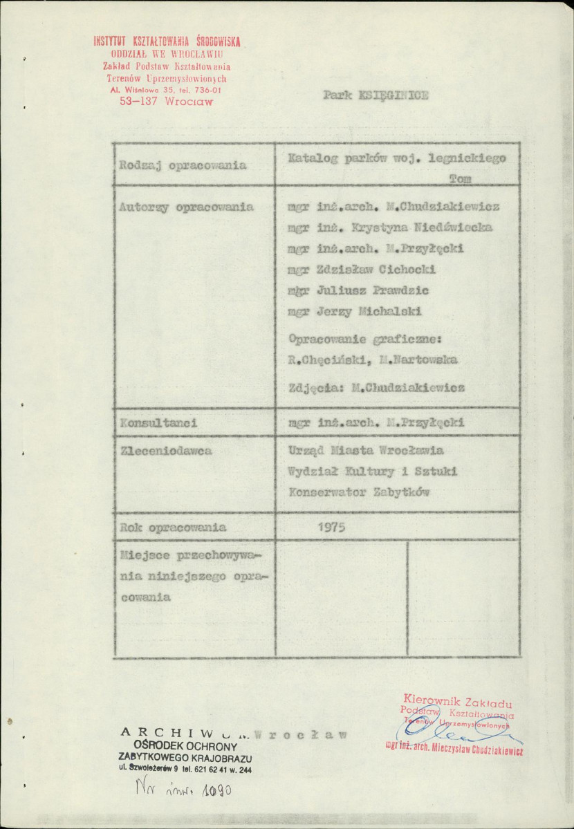 Ewidencja parkowa, skan nr 3