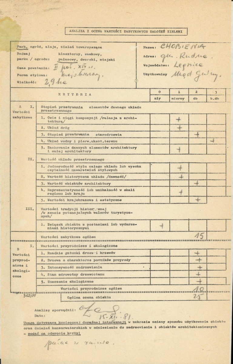 Ewidencja parkowa, skan nr 3