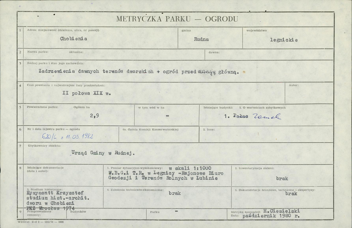 Ewidencja parkowa, skan nr 5