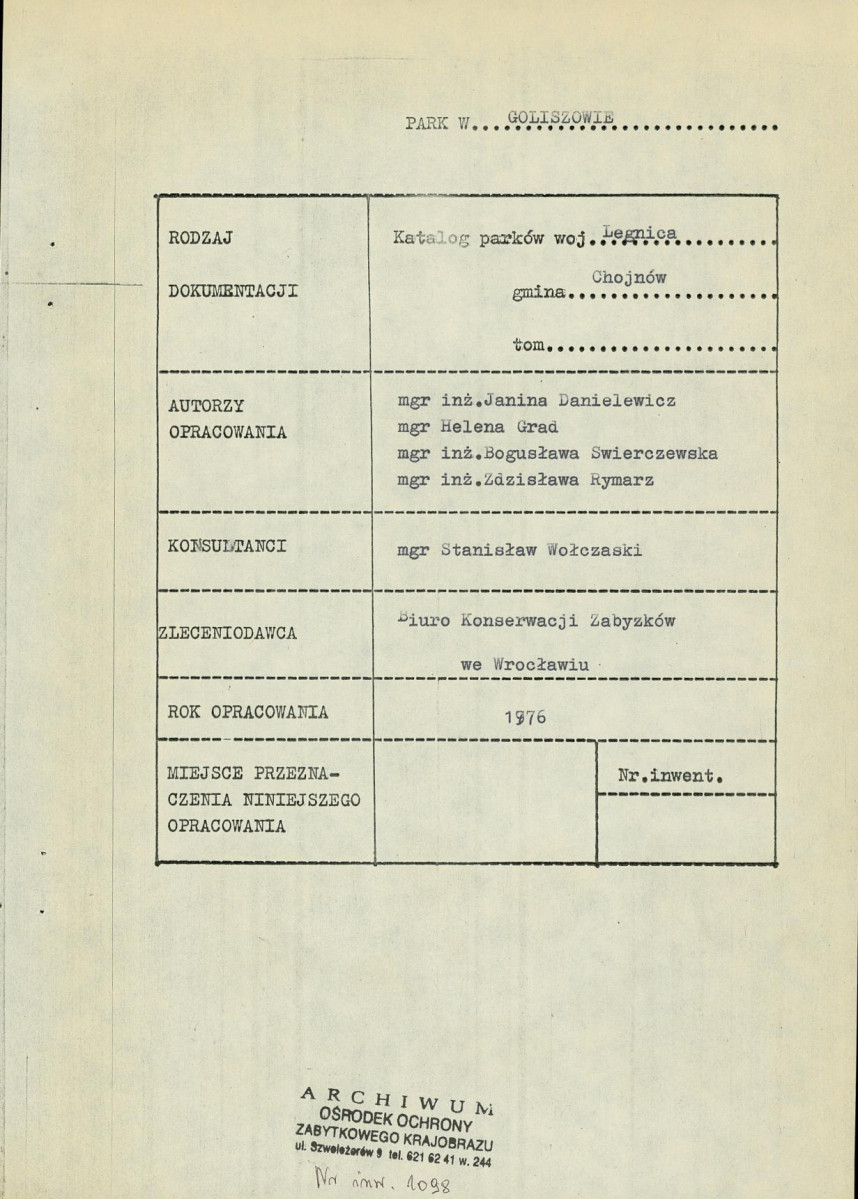 Ewidencja parkowa, skan nr 3