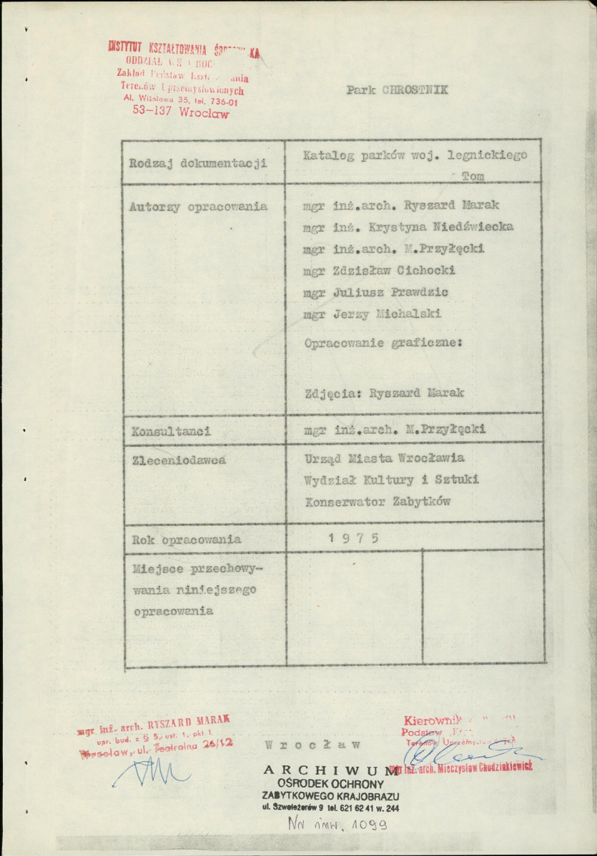 Ewidencja parkowa, skan nr 3