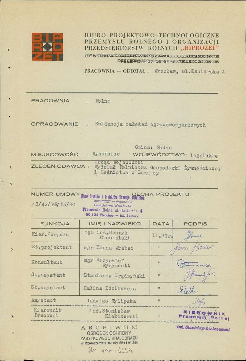 Ewidencja parkowa, skan nr 4