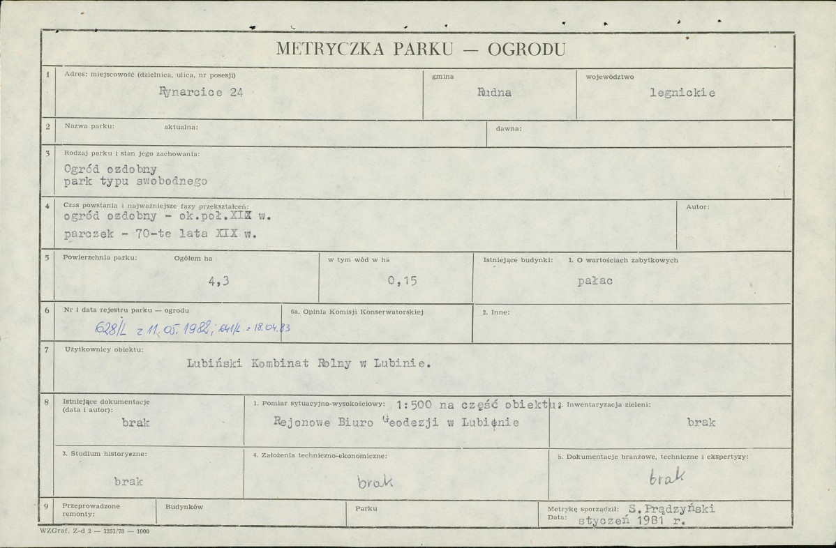 Ewidencja parkowa, skan nr 5