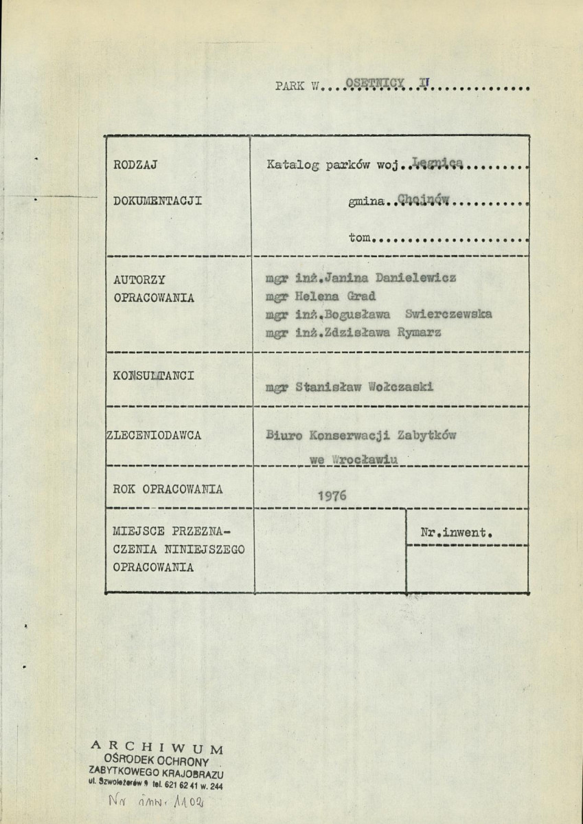 Ewidencja parkowa, skan nr 3