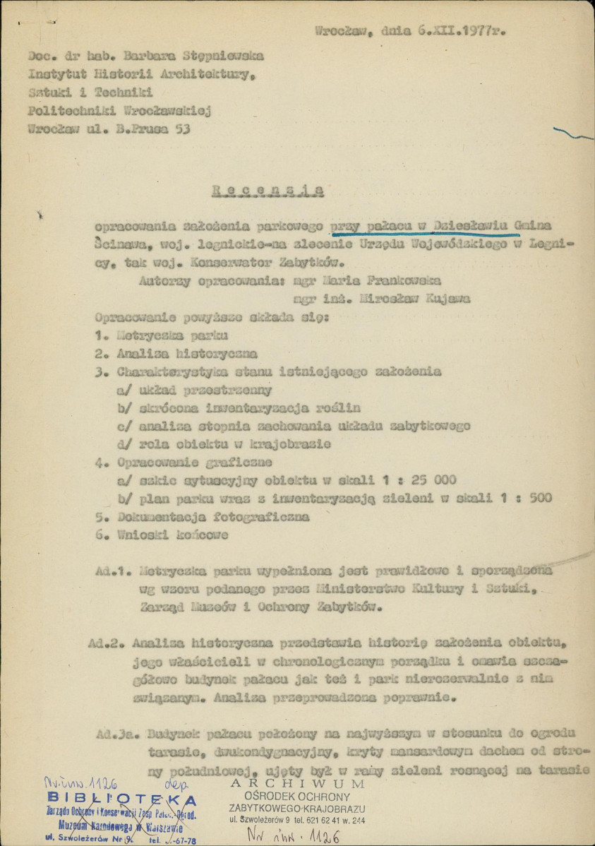 Ewidencja parkowa, skan nr 2