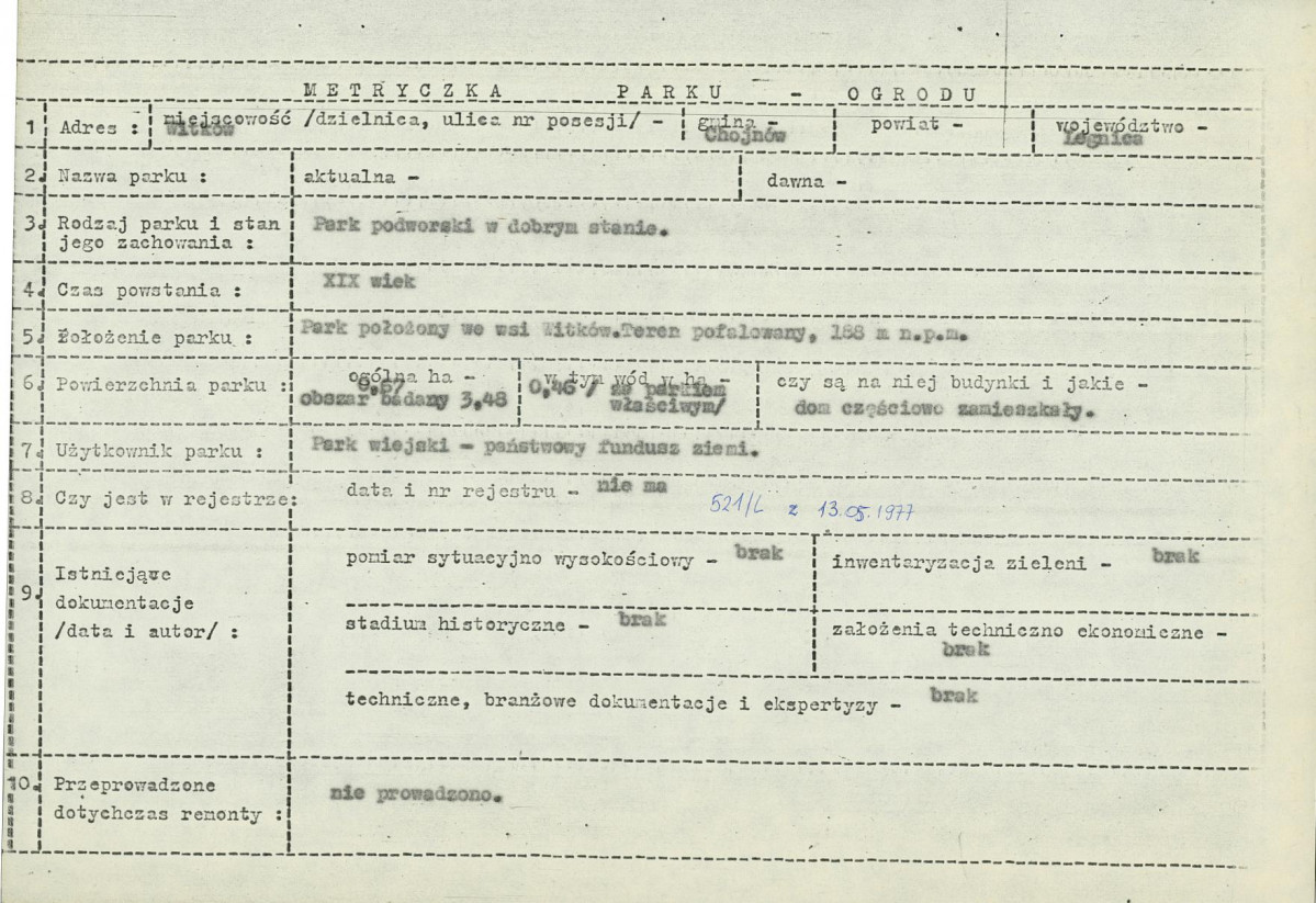 Ewidencja parkowa, skan nr 5