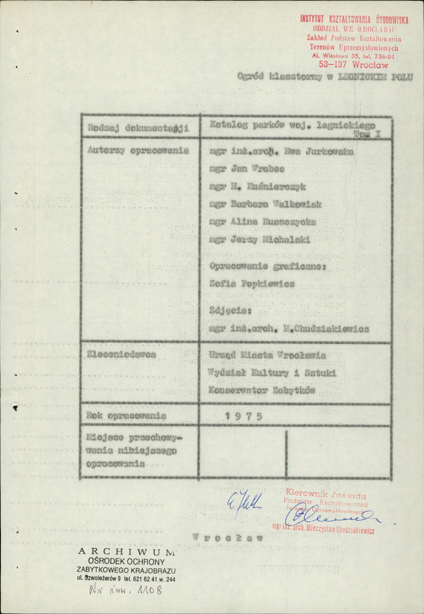 Ewidencja parkowa, skan nr 3