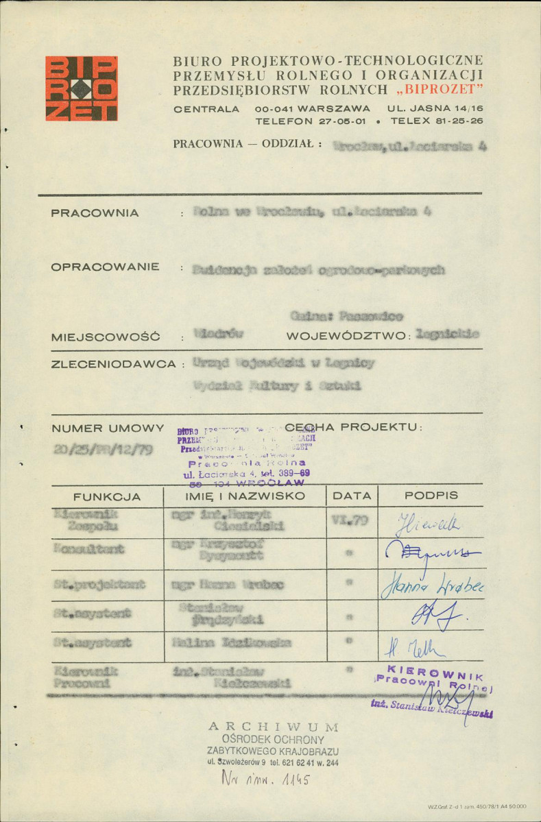 Ewidencja parkowa, skan nr 4