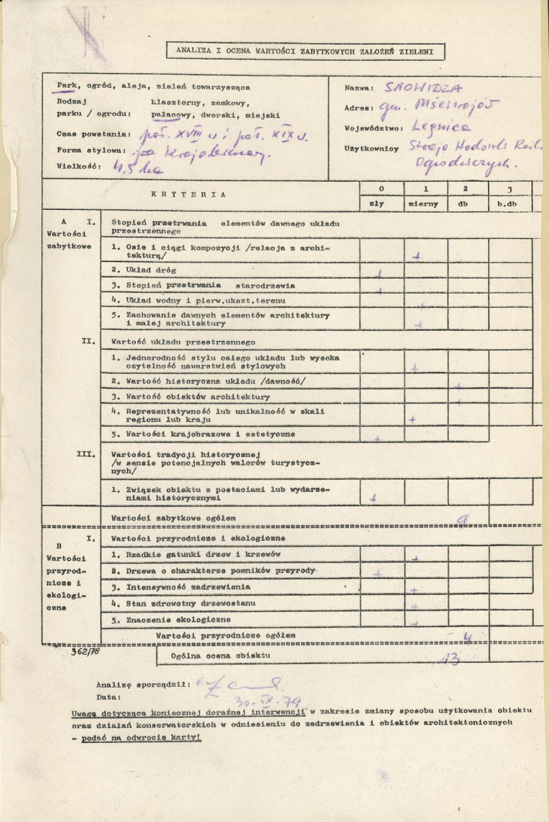 Ewidencja parkowa, skan nr 3