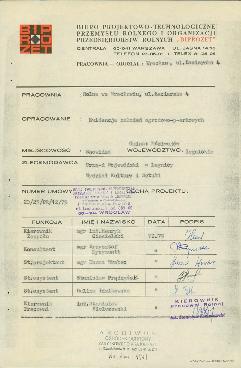 Ewidencja parkowa, skan nr 4