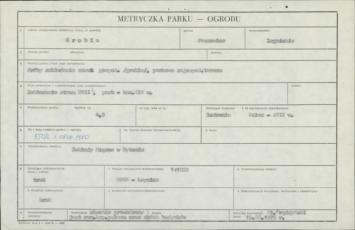 Ewidencja parkowa, skan nr 5