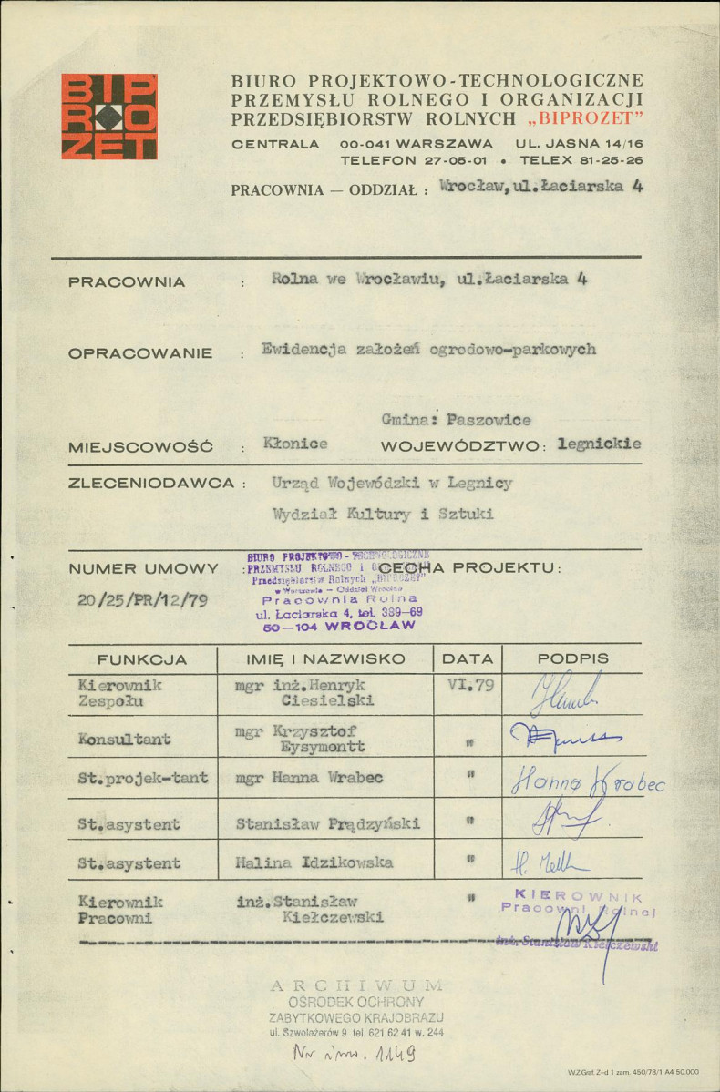 Ewidencja parkowa, skan nr 4