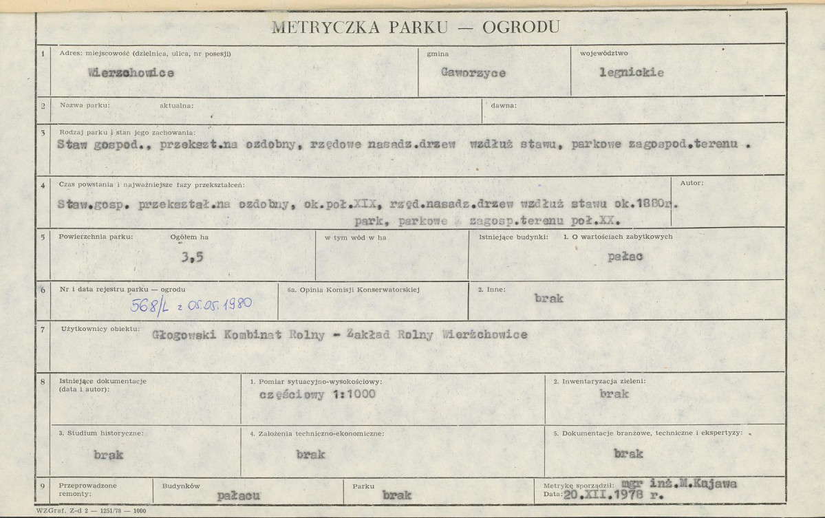 Ewidencja parkowa, skan nr 5
