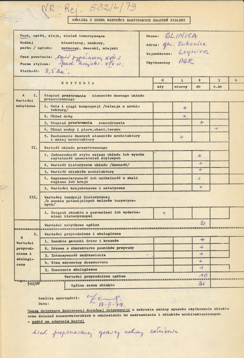 Ewidencja parkowa, skan nr 3