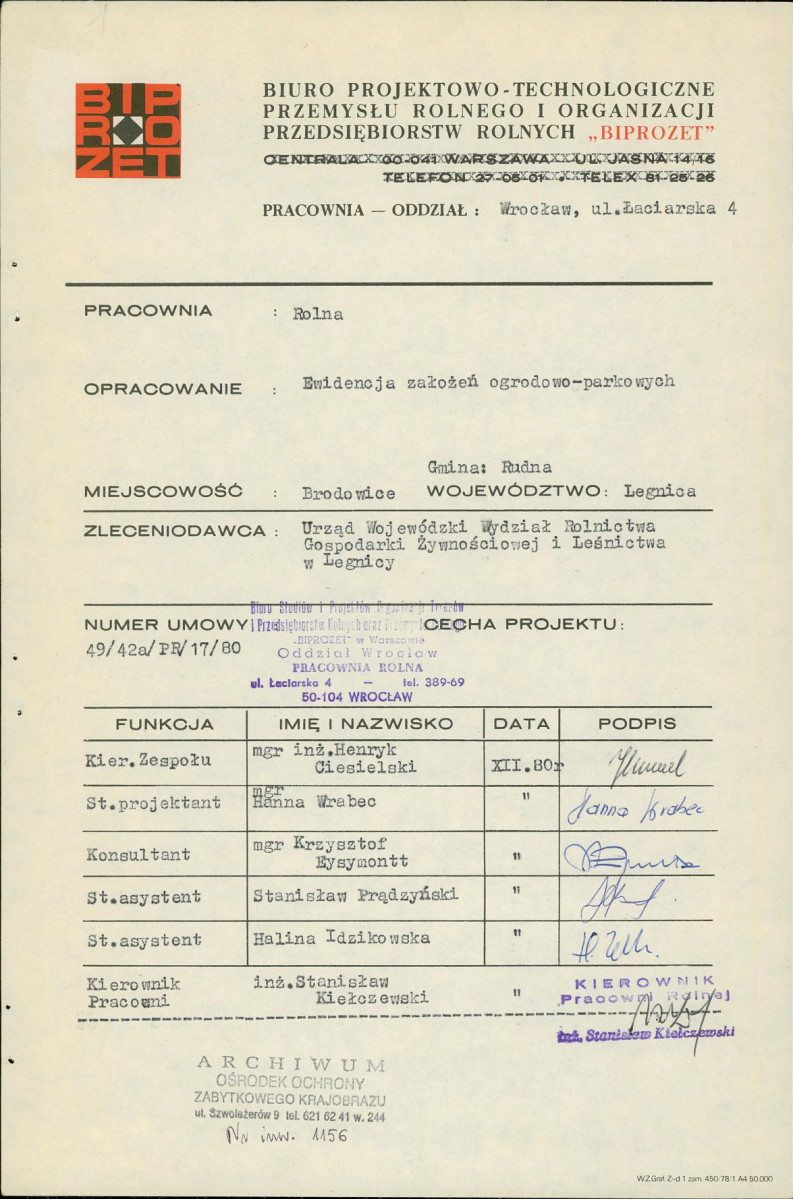 Ewidencja parkowa, skan nr 4