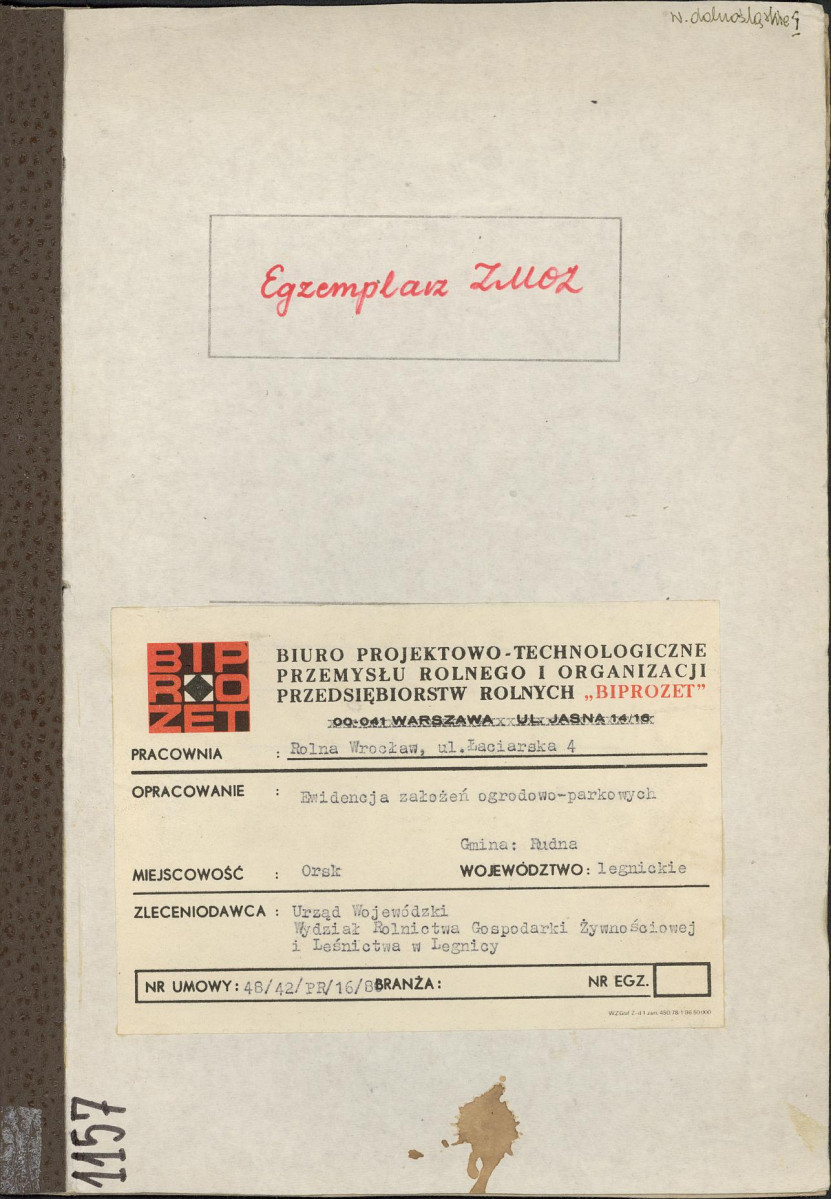 Ewidencja parkowa, skan nr 1