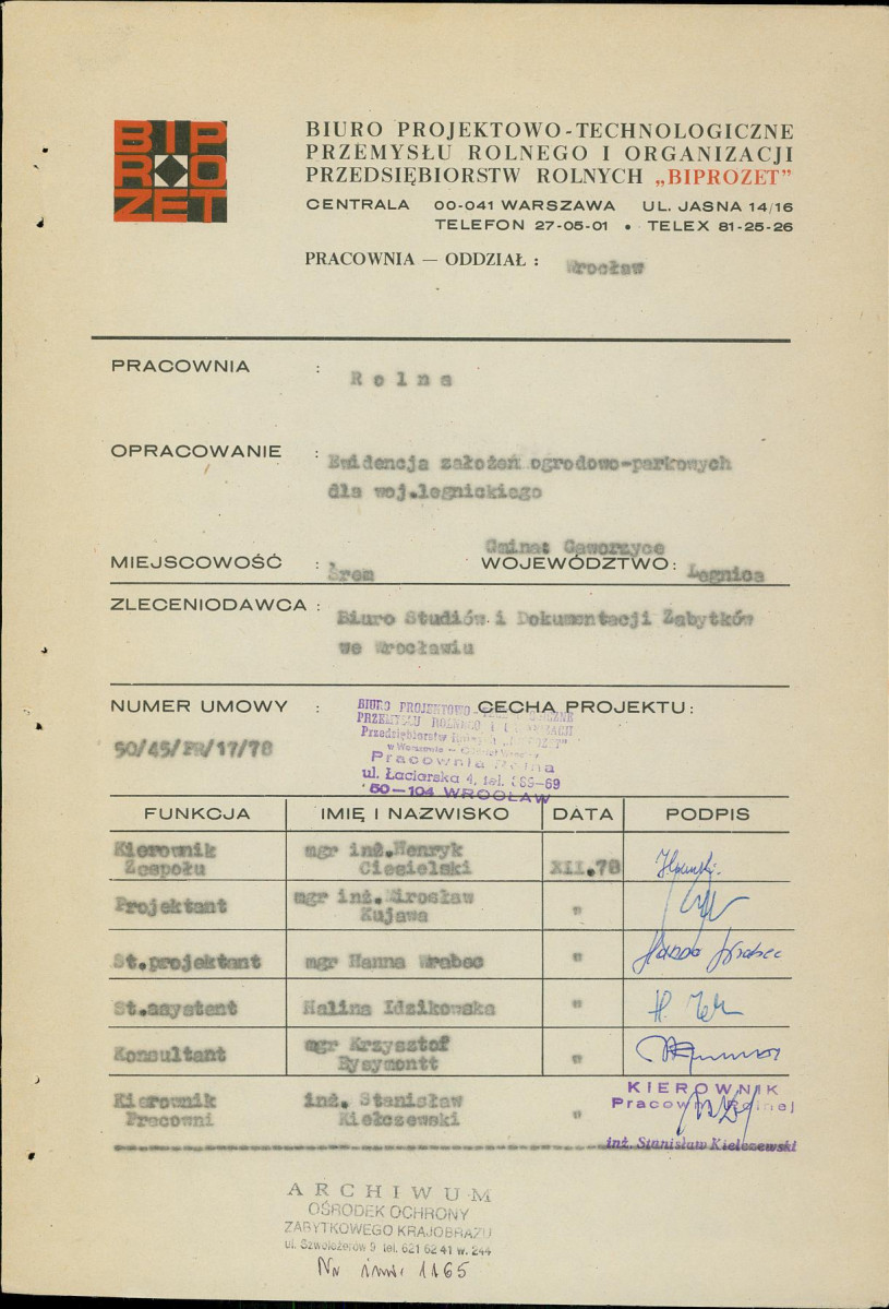 Ewidencja parkowa, skan nr 4